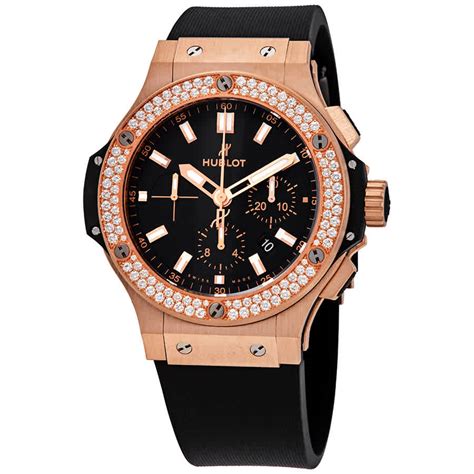 hublot rose gold with diamonds|Hublot rose gold big bang.